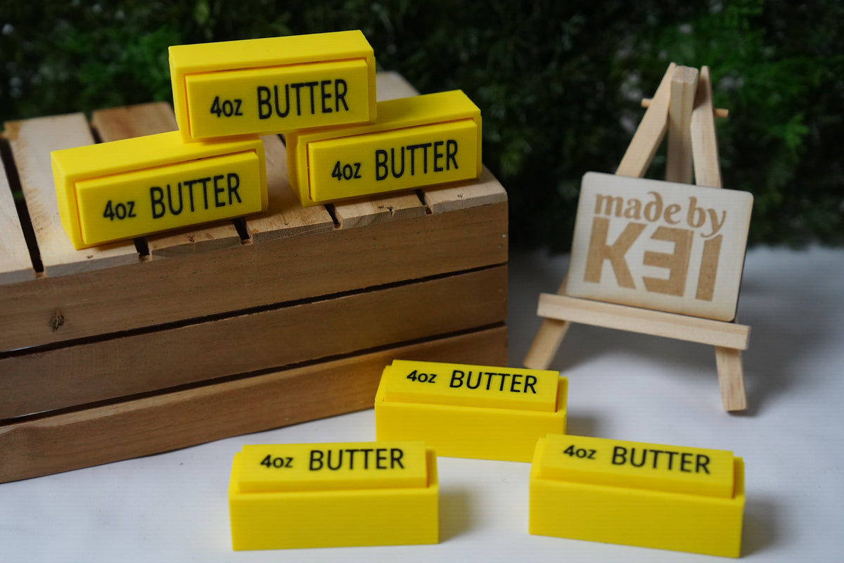 3D-Geprinte Virale Butter Clicker – Grappige Fidget Toy