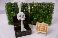 Shisha mondstuk Skull & Bone – 3D-print