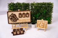 Hardloop prestatiebord van hout – medailles & km tracker
