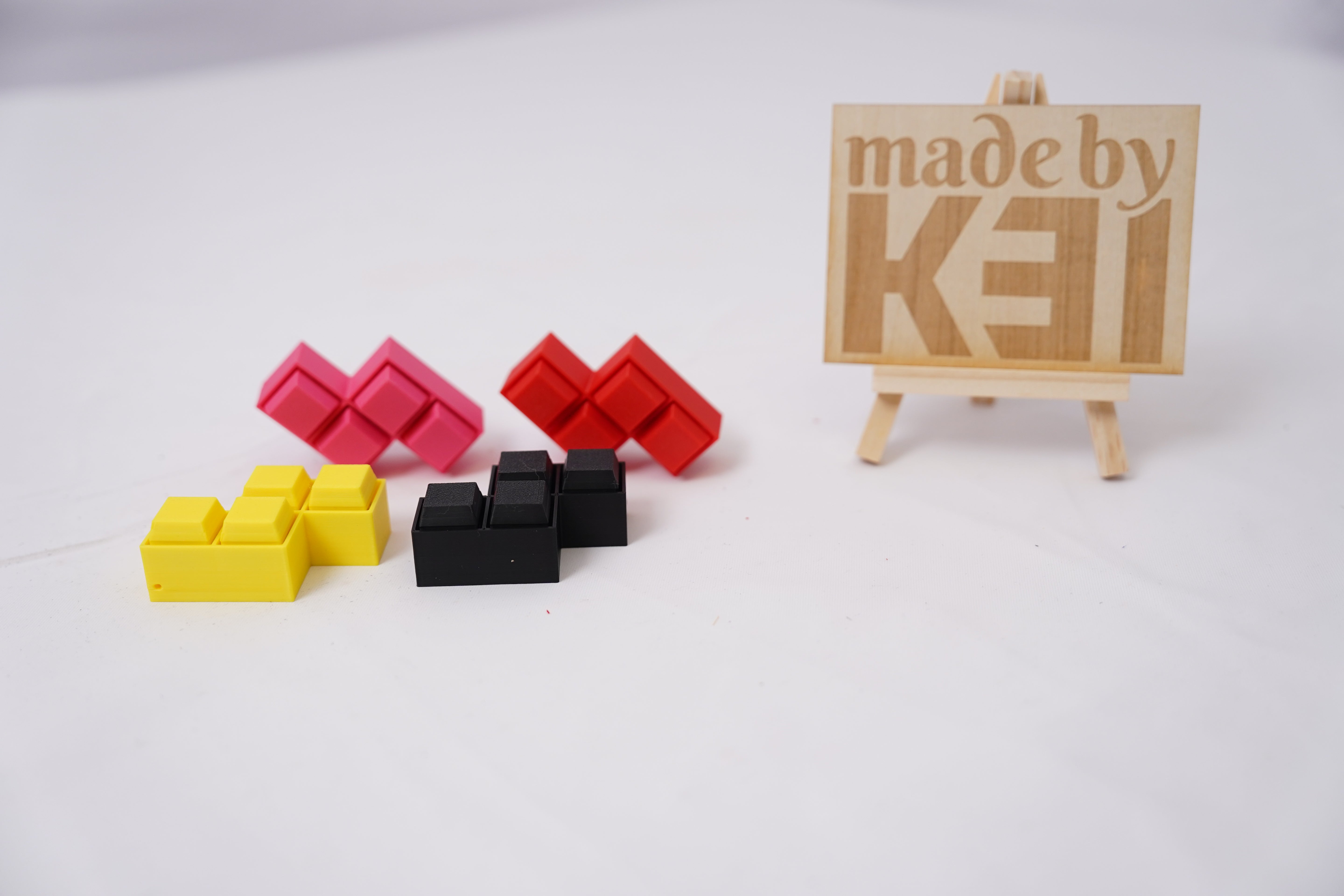 Toetsenbord Fidget - 3D geprinte klik gadget